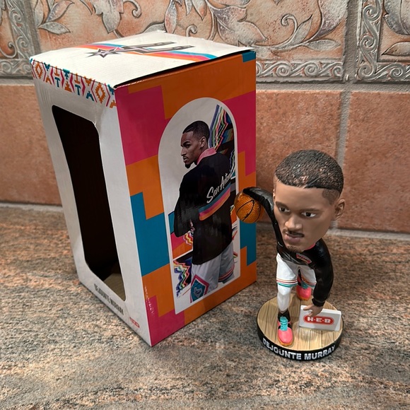 Dejounte Murray Fiesta San Antonio Spurs Bobblehead - Picture 8 of 10